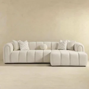 CloudLuxe Modular Bouclé Sectional Sofa