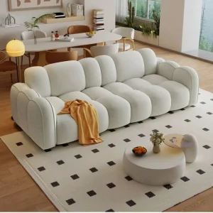 CloudLuxe White Modular Sofa