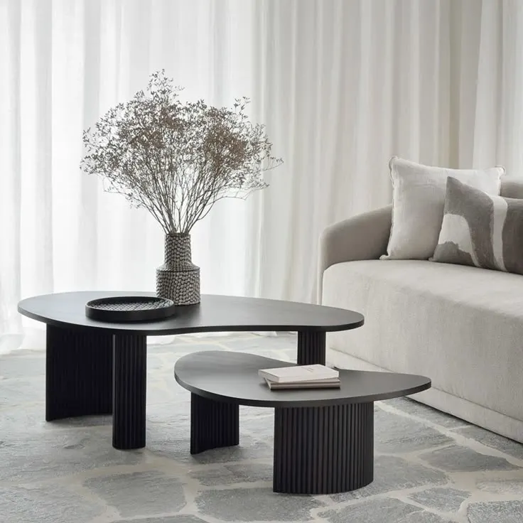 FluxForm Black Nesting Tables