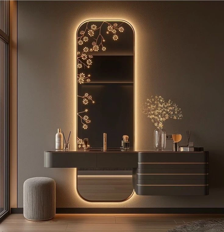 Luméa Blossom LED Vanity Mirror Set