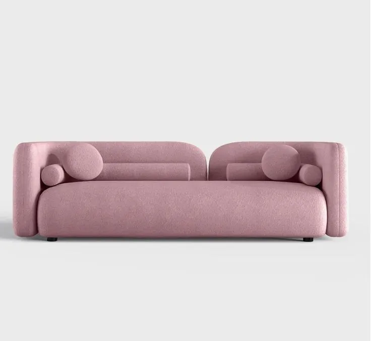 Vellano Sculpted Velvet Sofa – Mustard Gold Tone