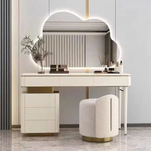 Lunara LED Dressing Table with Cloud Mirror