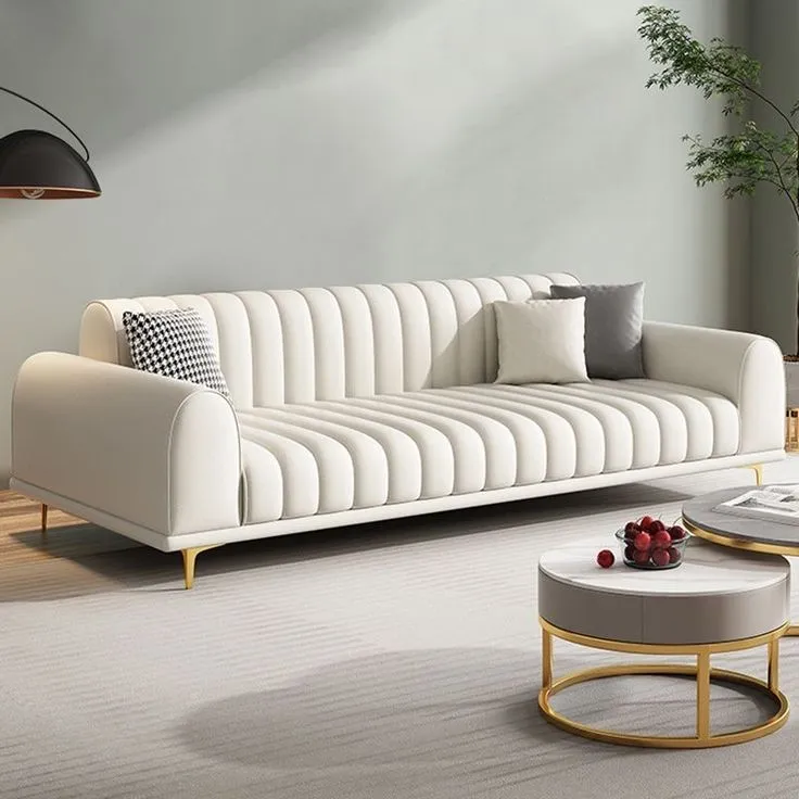 Moritz Velvet Padded Sofa Couch
