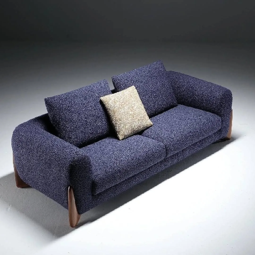 NoirWave Bouclé Designer Sofa