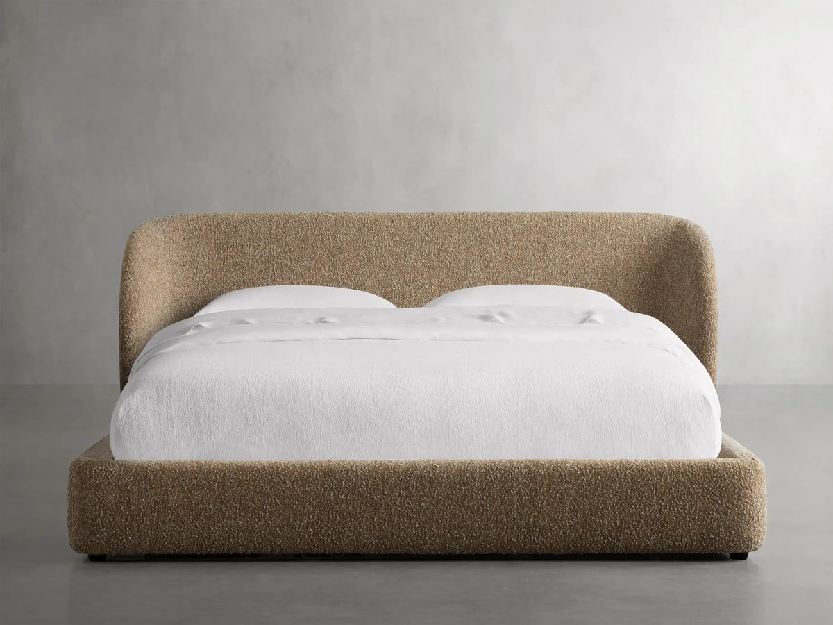 Adalynn Bouclé Upholstered Bed