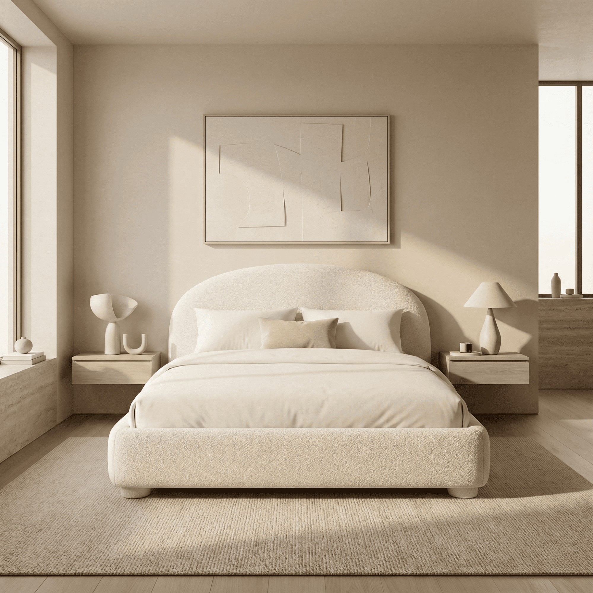 Bouclé Beds for a Cozy & Modern Bedroom