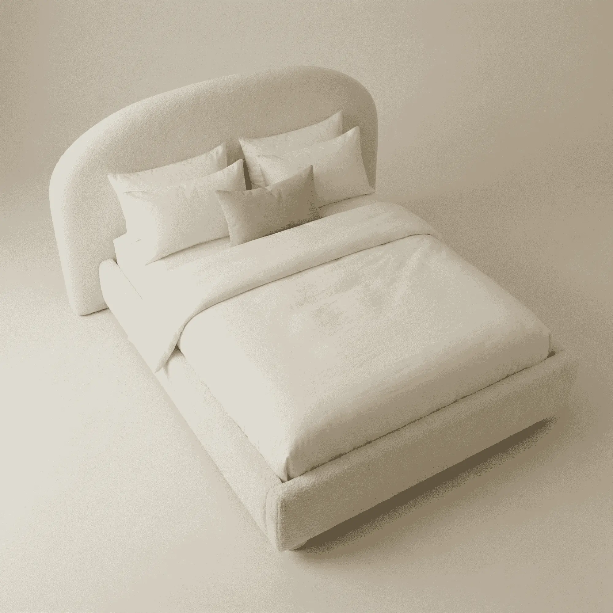 Bouclé Beds for a Cozy & Modern Bedroom - Image 6