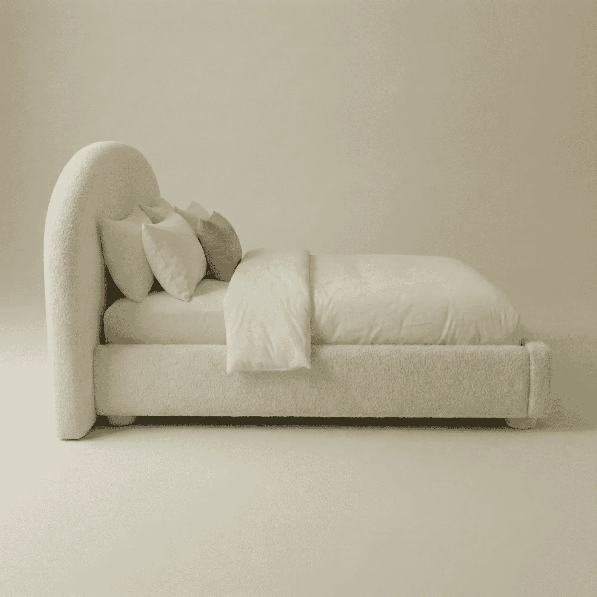 Bouclé Beds for a Cozy & Modern Bedroom - Image 3