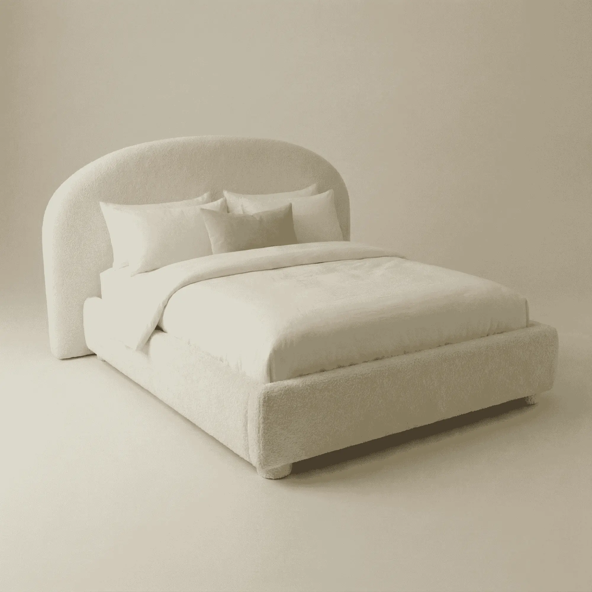 Bouclé Beds for a Cozy & Modern Bedroom - Image 2