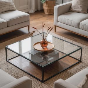 Rectangle Glass Coffee Table