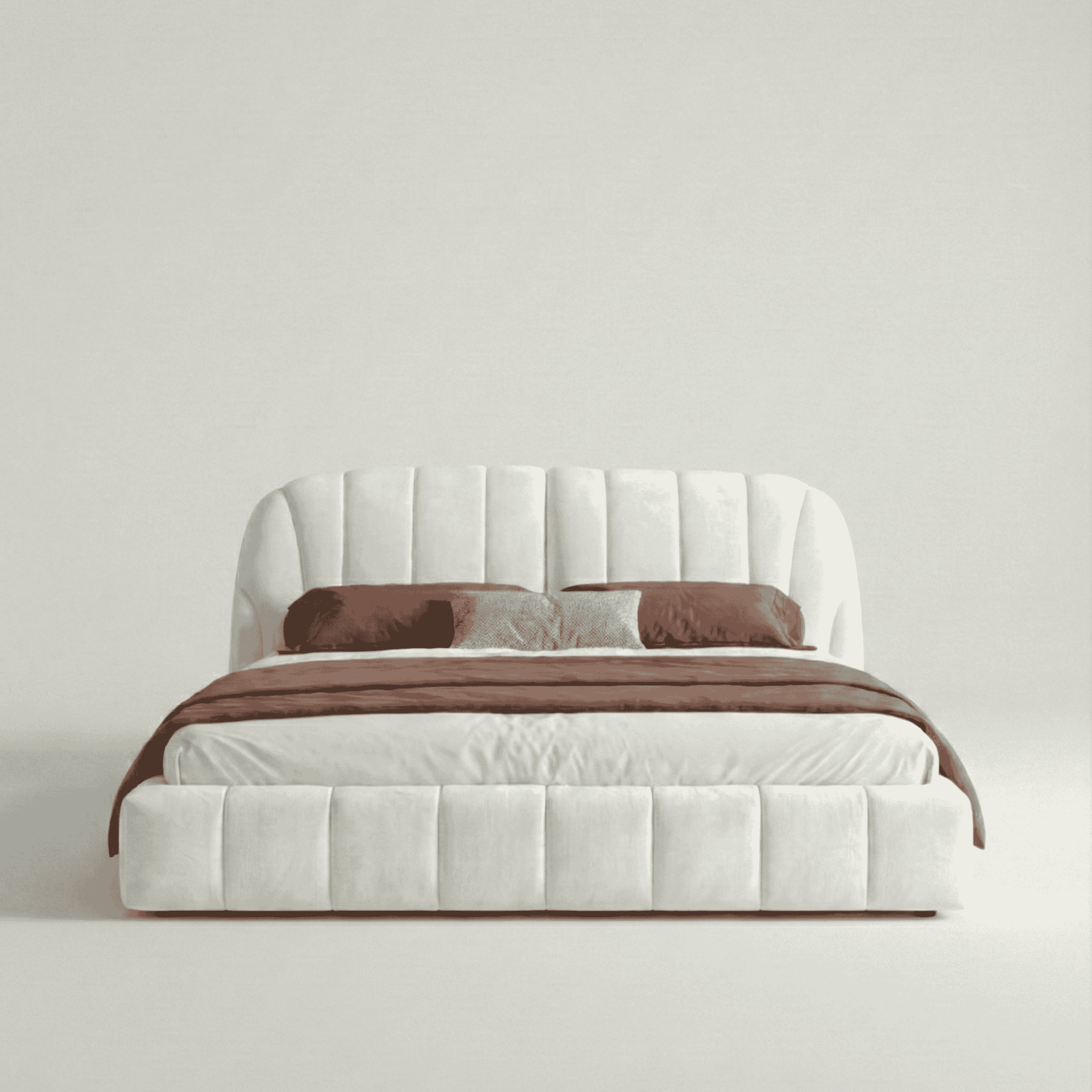 Latitude Run Thick Fabric Upholstered Platform Bed - Image 2