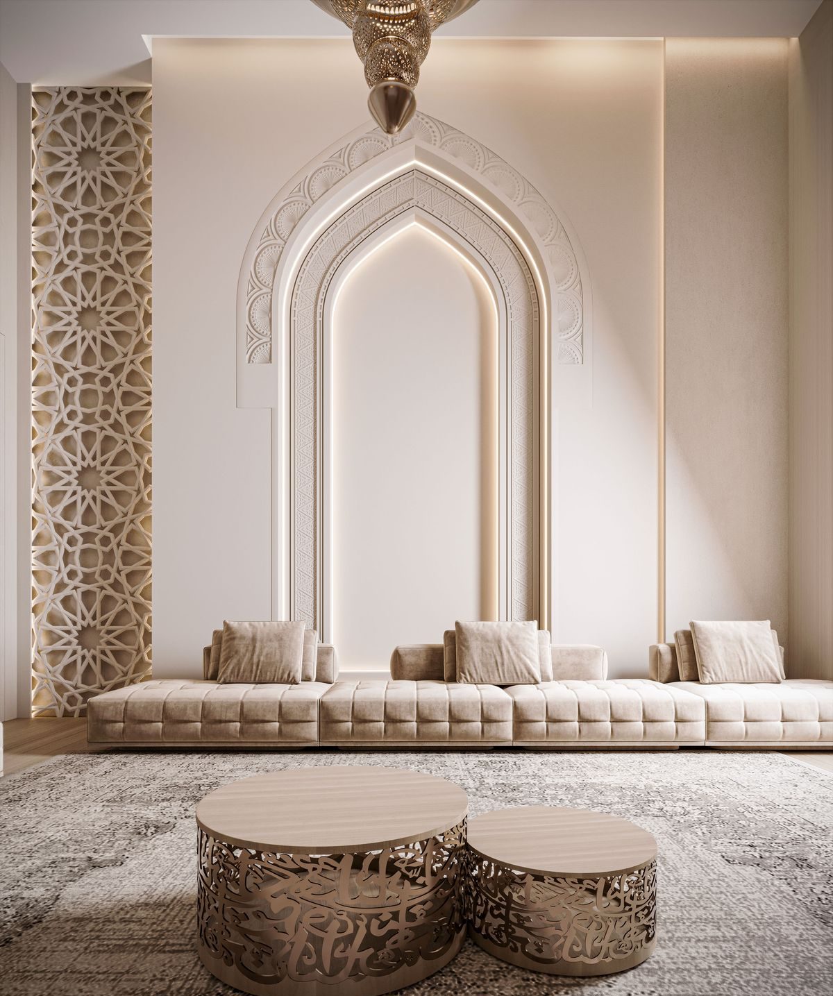 Luxury Arabic Majlis Floor Seating Sofa