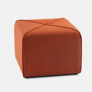 Modern Fabric Square Ottoman