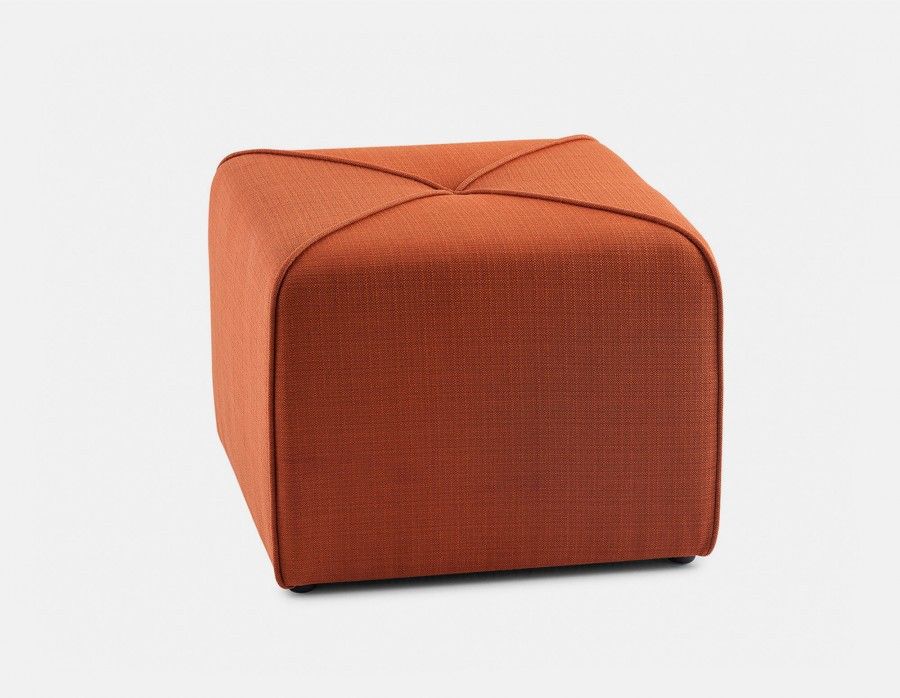 Modern Fabric Square Ottoman