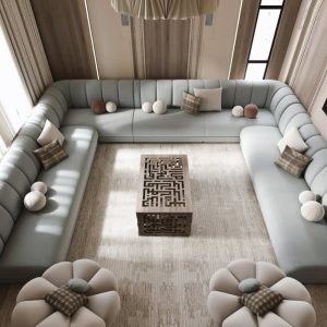 Modern Majlis Sofa Seating | Arabic Floor Style
