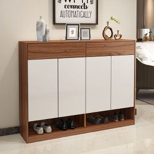 Modern Wooden Shoe Storage Cabinet