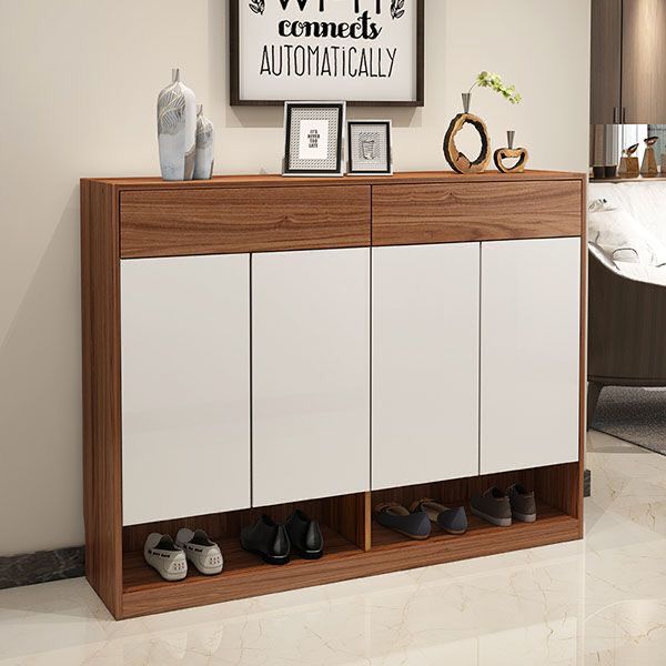 Modern Wooden Shoe Storage Cabinet