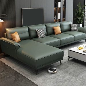Premium Leather L-Shape Sofa
