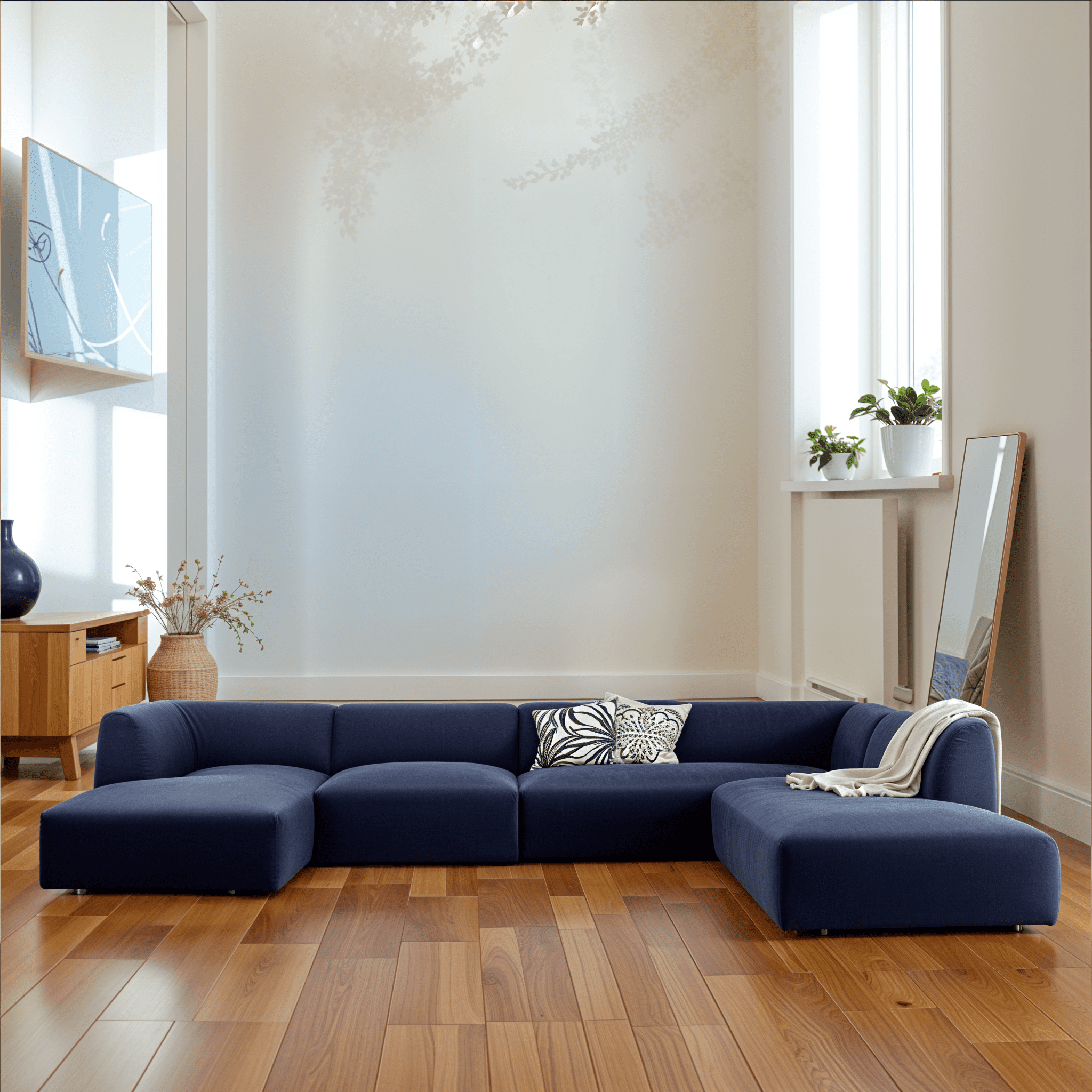 Contemporary Arex L Shaped Sofa