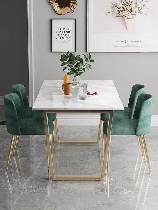 White Marble Dining Table