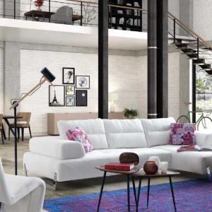 Premium White Corner Sofa