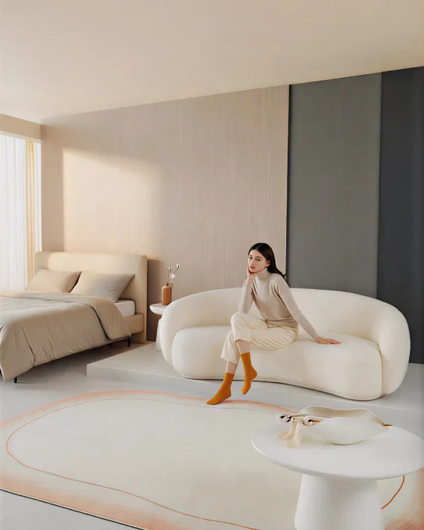 Cloud Modern Curved Sofa - Swiss Star Furniture
