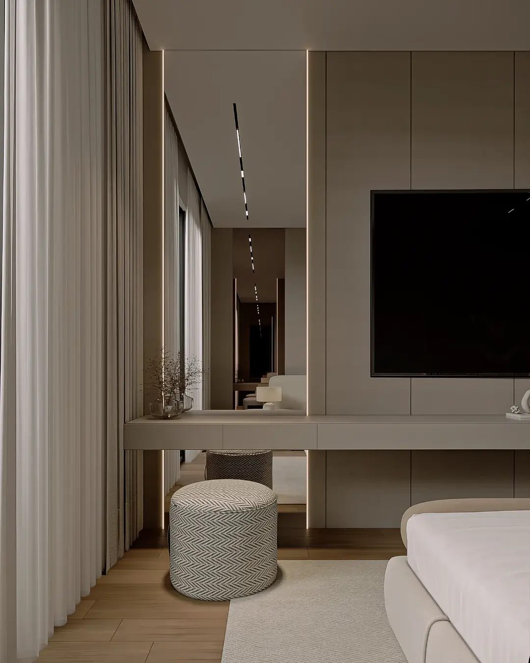 Modern Luxury Upholstered Bed - Image 4