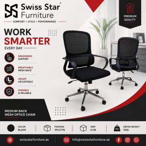 Medium Back Mesh Office Chair