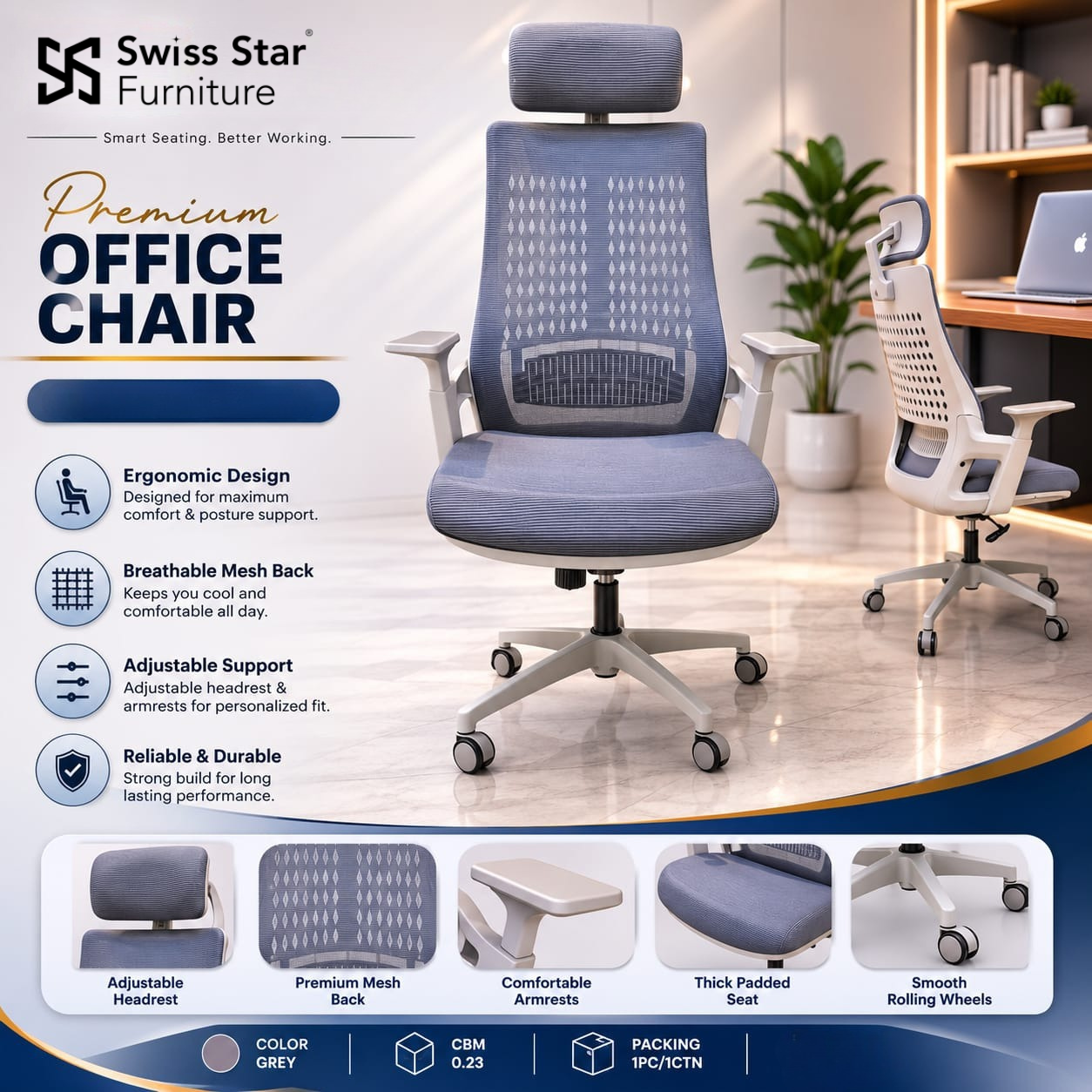 Premium Mesh Office Chair