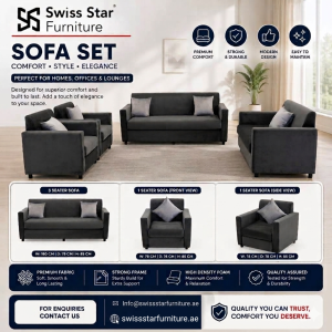 Luxury Fabric Sofa Set